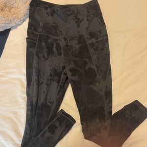 Danskin Charcoal Tie-Dye Leggings